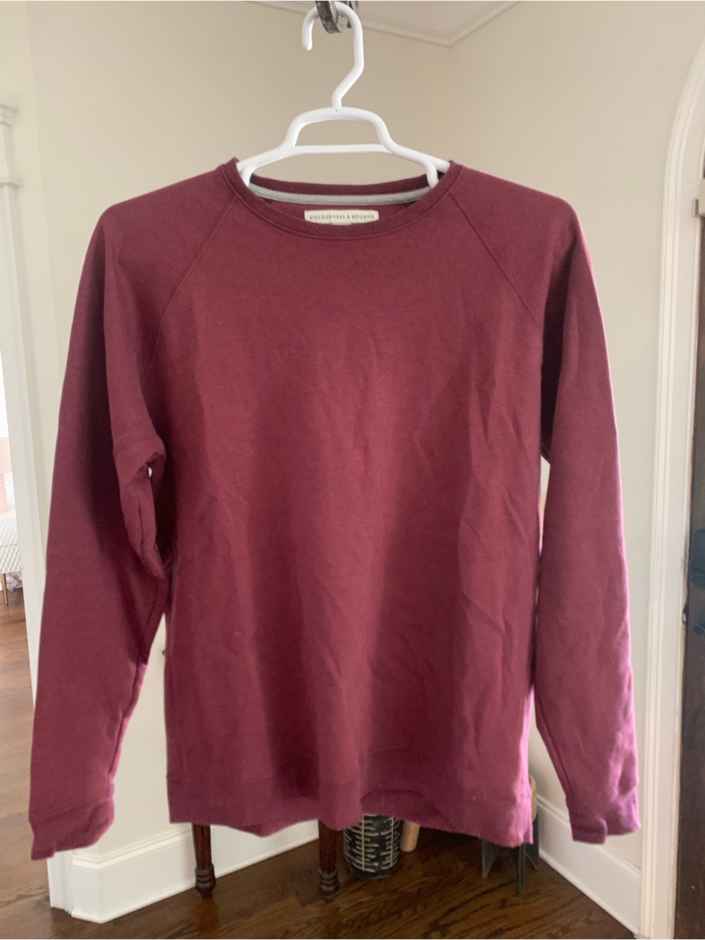 Goldwin & Sons Men's Maroon Crewneck Sweater